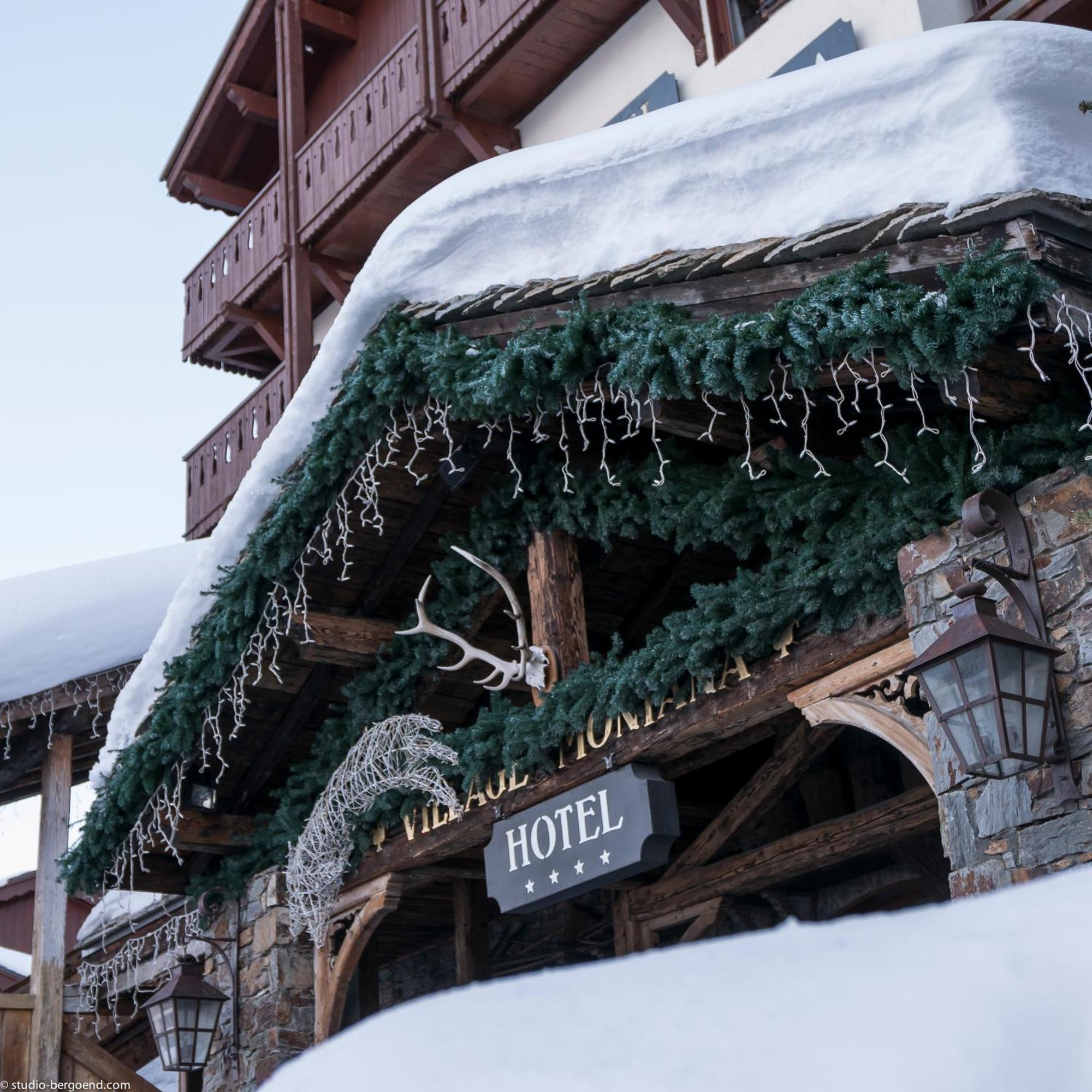 Hotel Village Montana By Les Etincelles Тинь Экстерьер фото